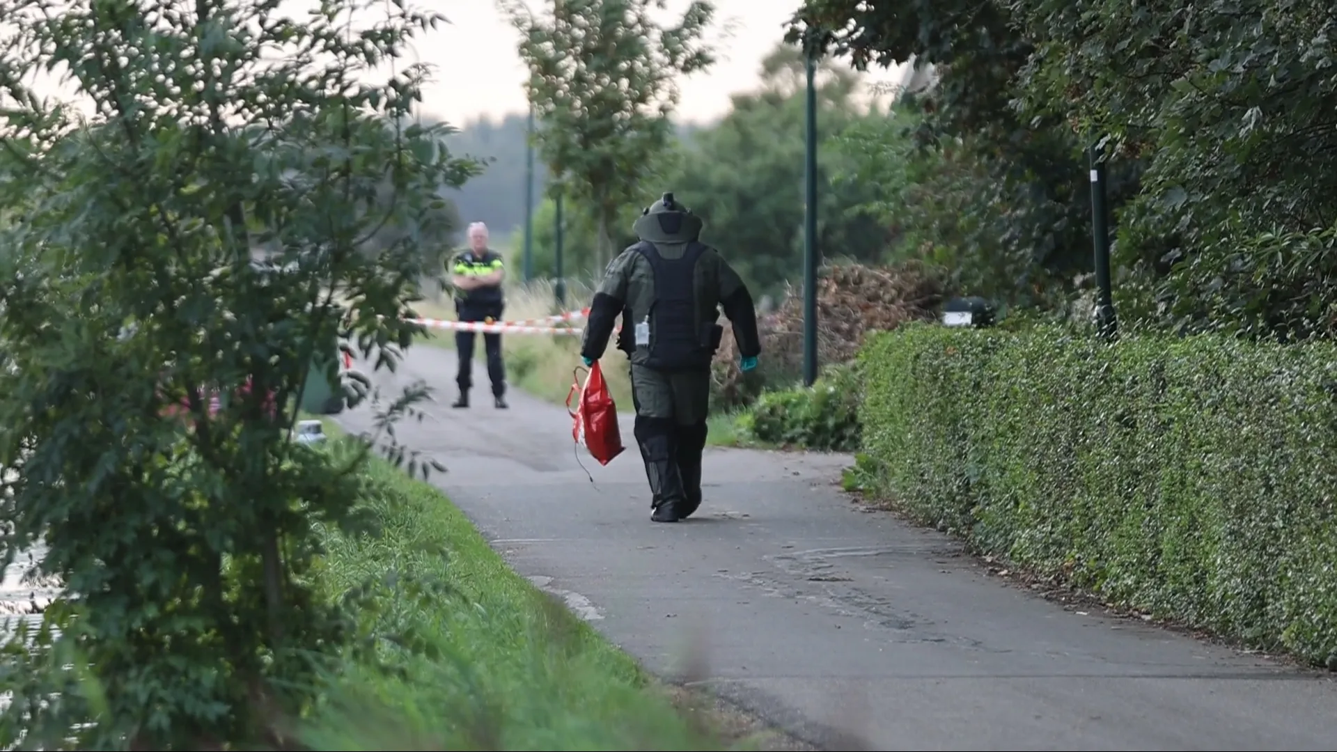 Explosieven uit auto gegooid tijdens achtervolging door Leidschendam