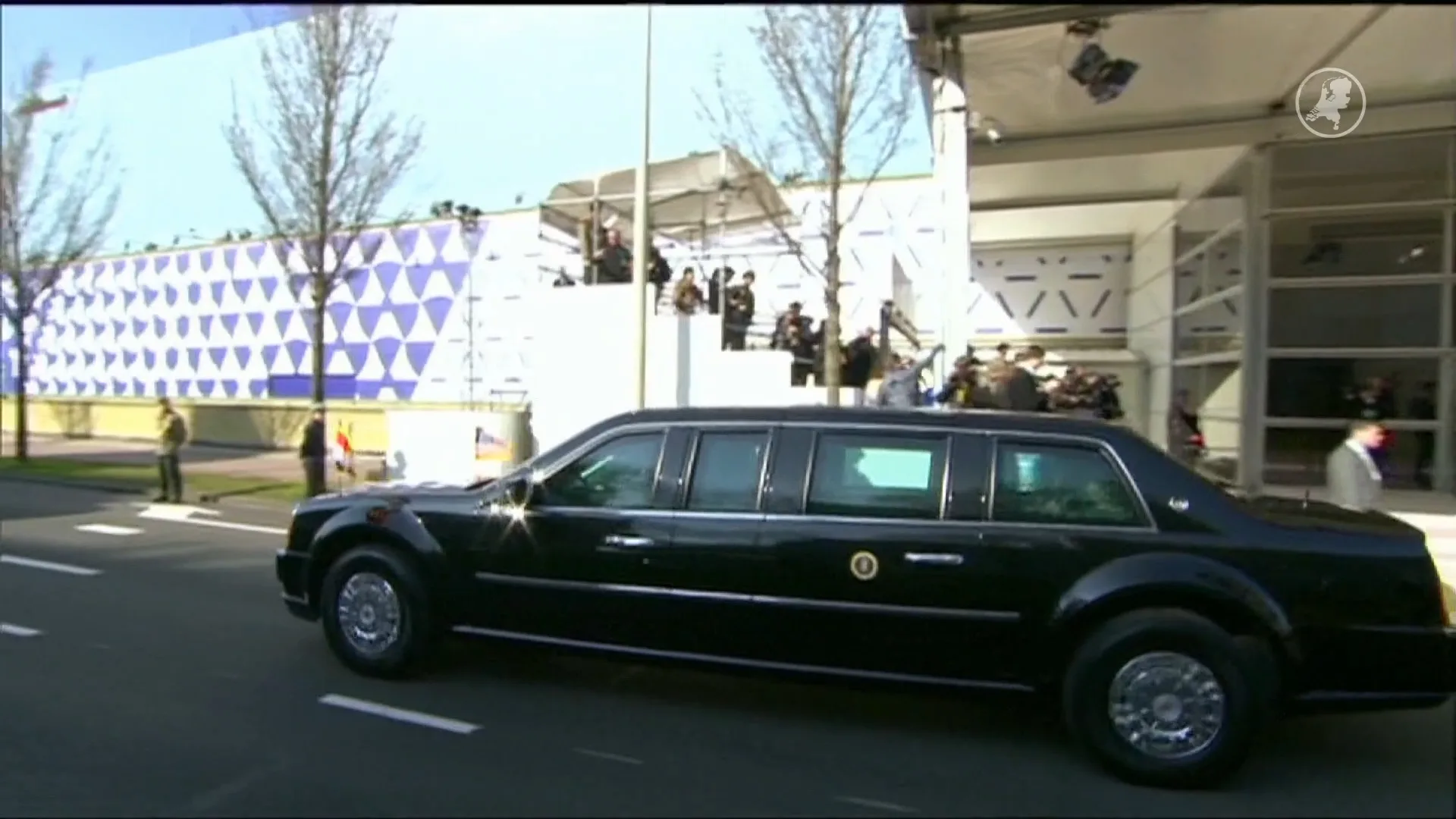 Frederique zat in The Beast van de Amerikaanse president