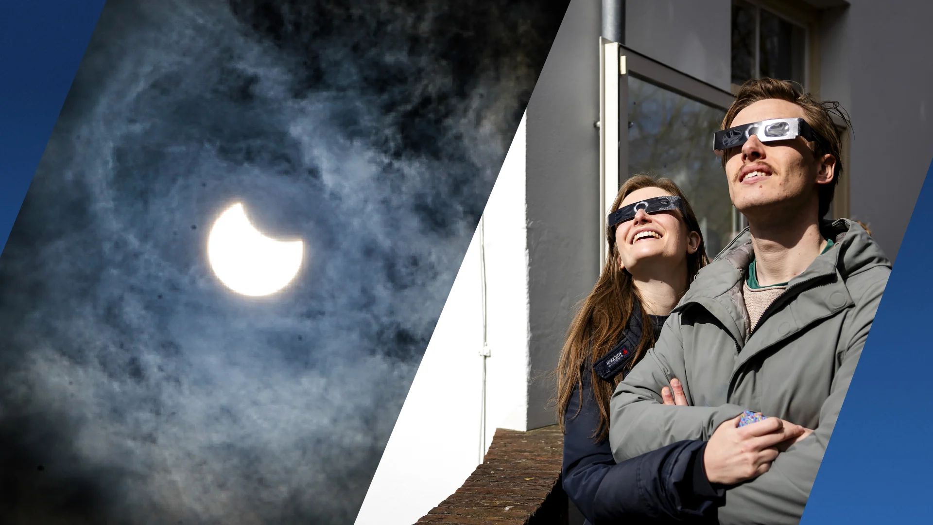 ZIEN: Zo beleeft Nederland de gedeeltelijke zonsverduistering