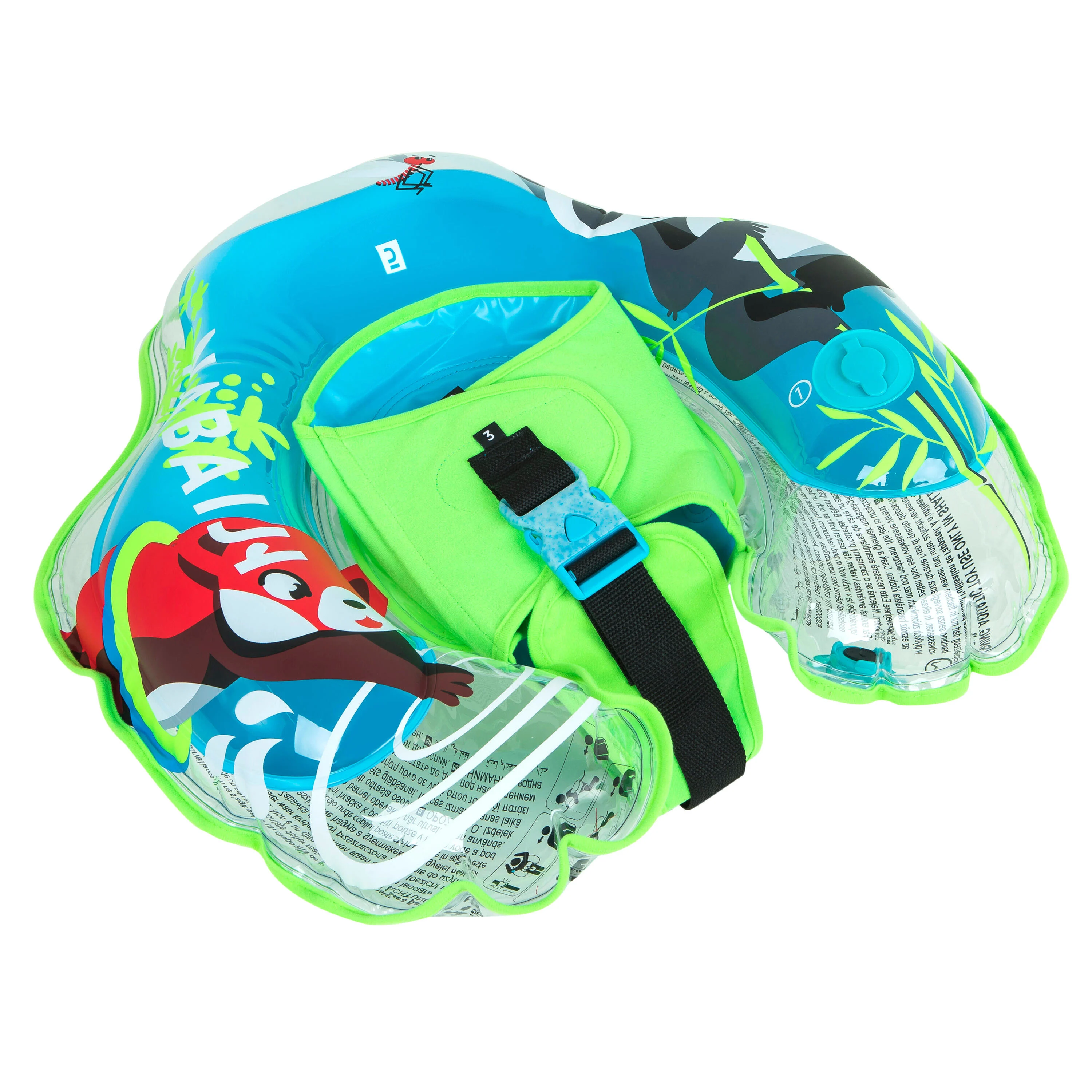 Decathlon waarschuwt voor babyzwemzitje dat kan kantelen in water, kind kan verdrinken