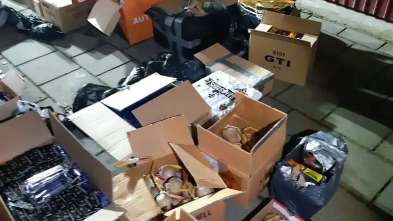 Grote hoeveelheid vuurwerk gevonden in Tilburgse woning en garagebox