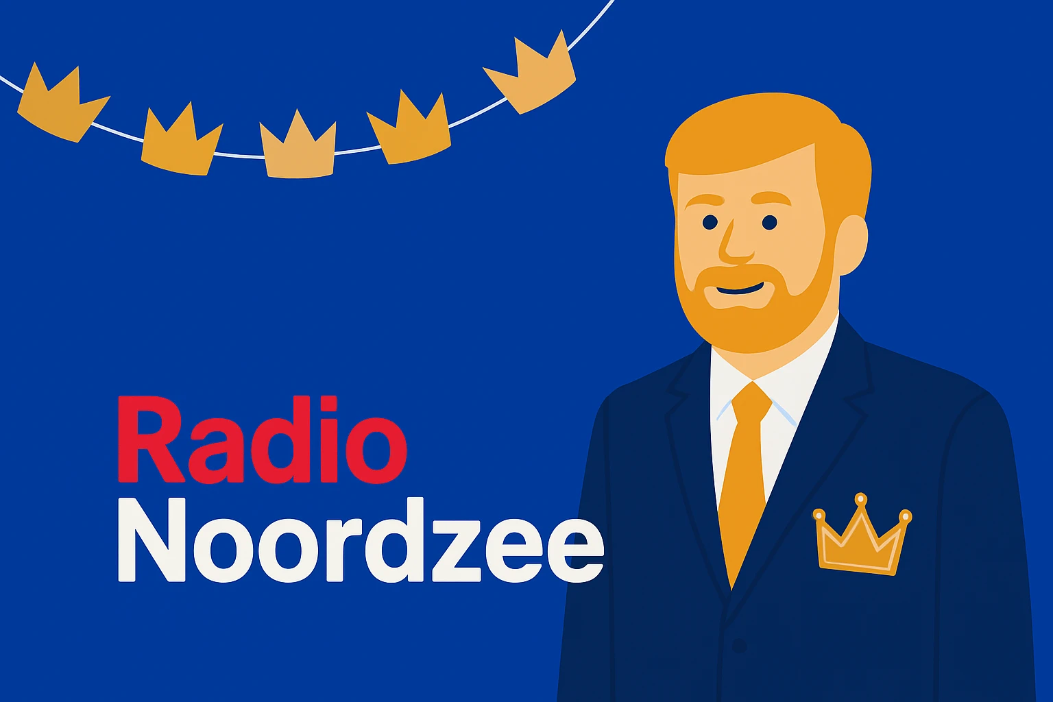 Radio Noordzee wenst iedereen een fijne Koningsdag!