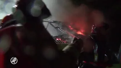 Brand in Groningse Niebert laat huis in vlammen opgaan