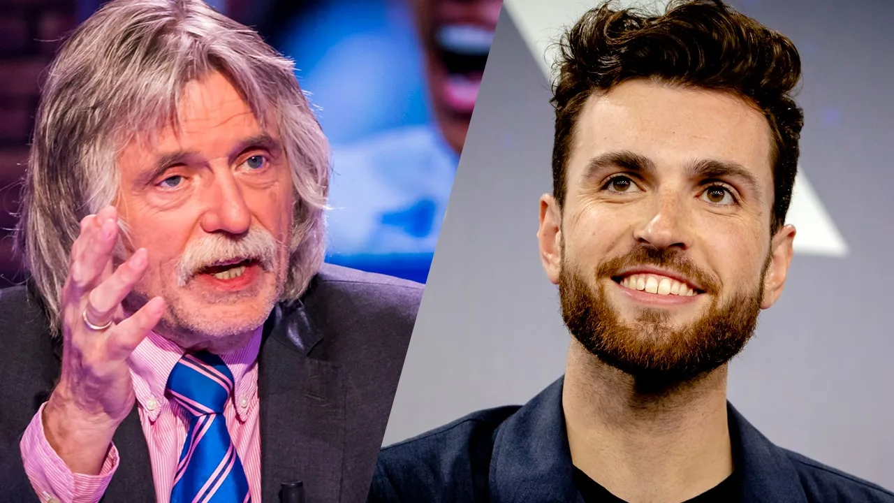 Ophef rondom Johan door opmerking over de billen van Duncan Laurence