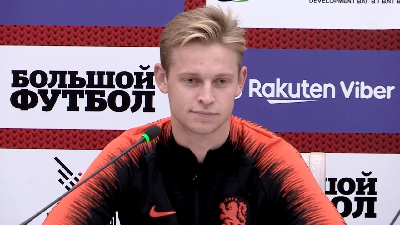 Frenkie de Jong: 'Ik heb me ooit weleens beter gevoeld'