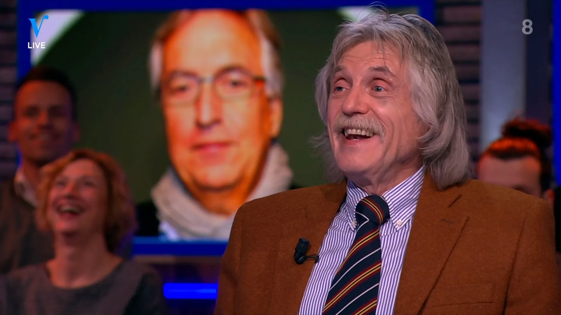 Johan zag vrouw van Andries Knevel: 'Niks mis mee!'