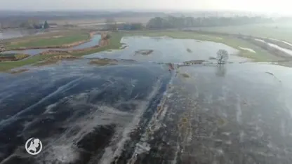 Kijk nou wat prachtig: dronebeelden van de eerste schaatsers op natuurijs