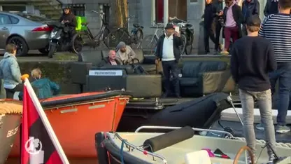 Booteigenaren Amsterdam protesteren bij ambtswoning burgemeester: '70 boten verwacht!'