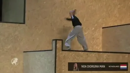 13-jarige Noa wint ontzettend knap zilver op World Cup freerunning