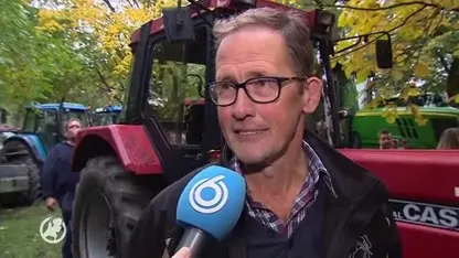 Boze boeren rijden deuren provinciehuis Groningen binnen, gewonden door gevechten