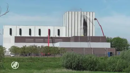 Brand bij oude kerncentrale Dodewaard