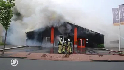 Fietsenwinkel in Roden gaat in vlammen op, publiek houdt zich niet aan afstandsregels