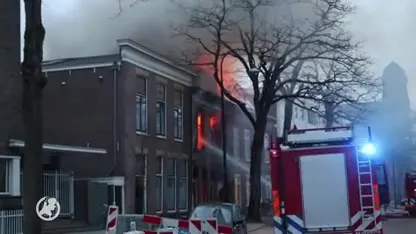 'Ramptoeristen' hinderen brandweer bij blussen van grote brand in centrum Dordrecht