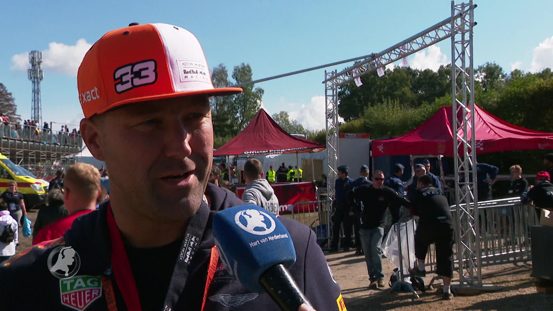 Max Verstappen pakt podiumplek tijdens de GP België