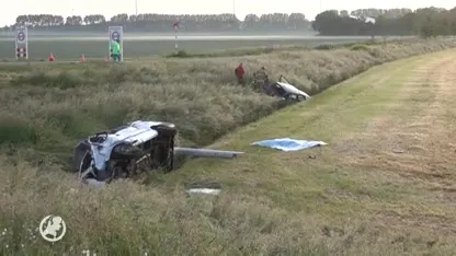 Dode en 9 gewonden bij aanrijding busje en auto bij Medemblik