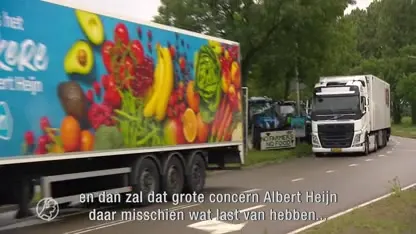Boeren vertrokken bij distributiecentrum Albert Heijn in Zwolle