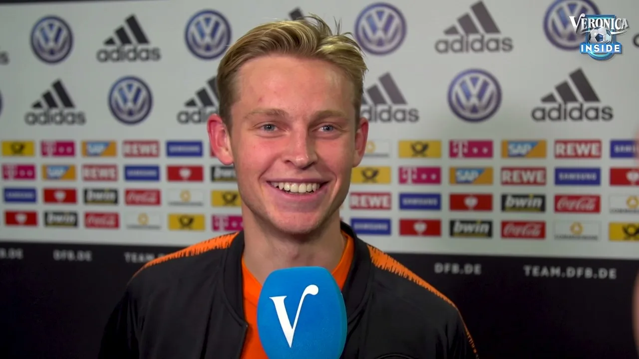 Frenkie de Jong over eerste goal: 'Ik hunkerde er niet naar ofzo'