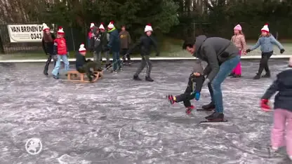 Scholieren in Doorn krijgen gymles op het ijs
