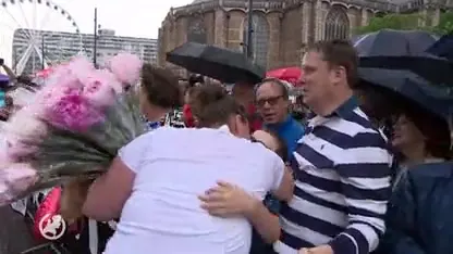 Bakken punaises uitgestort op parcours Roparun