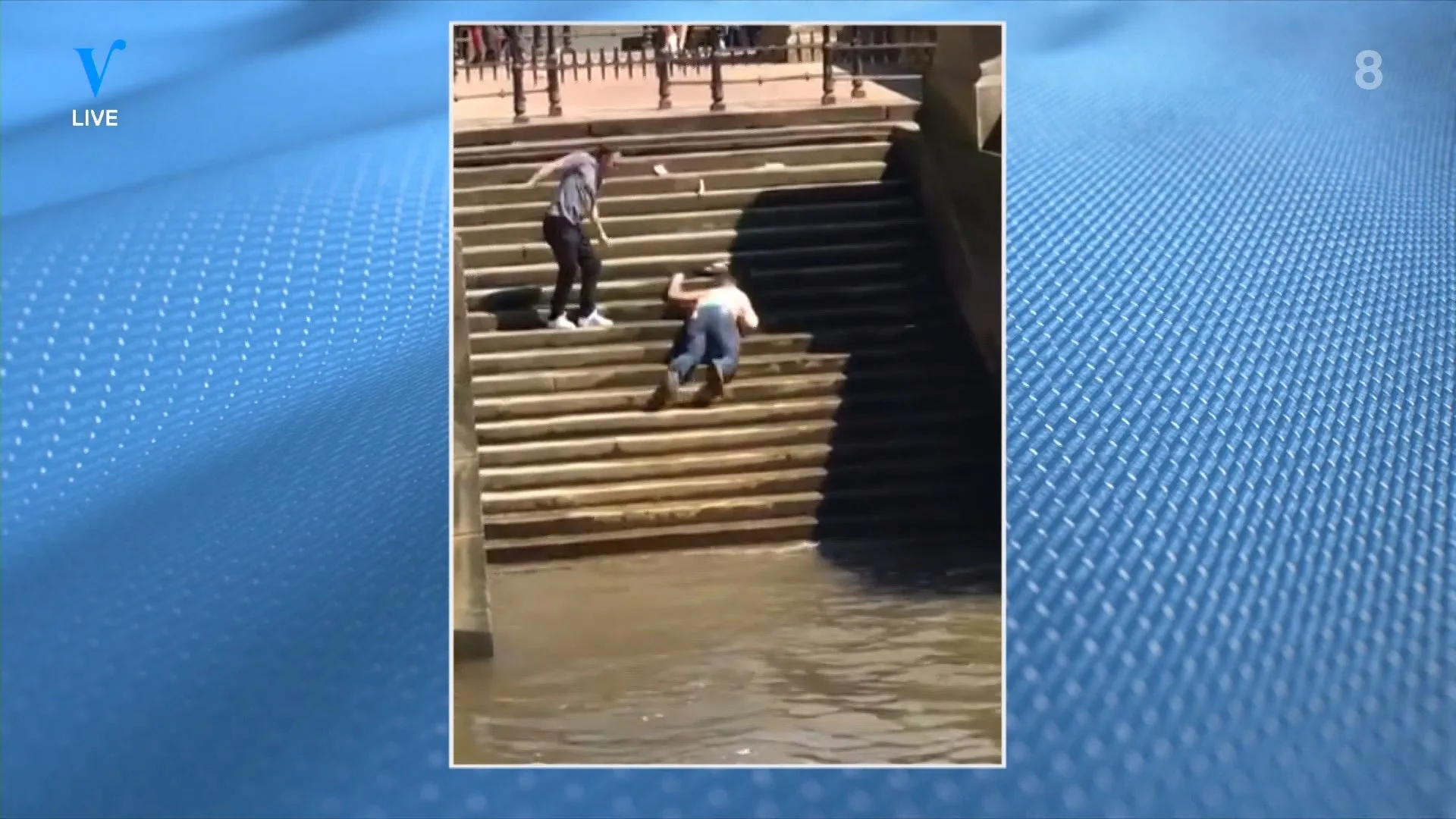 Valentijn viel ook van trap