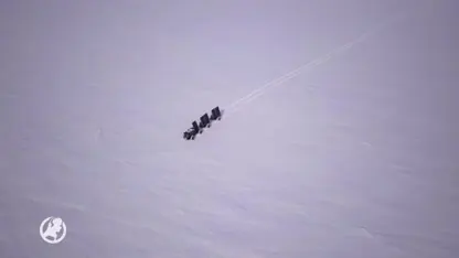 C2A: Door diepe sneeuw gaat het nog niet zo snel als Liesbeth en Edwin zouden willen