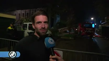 Olympisch kampioen ziet in Hoogmade 'zijn' kerk in vlammen opgaan: 'Ik ben hier getrouwd'