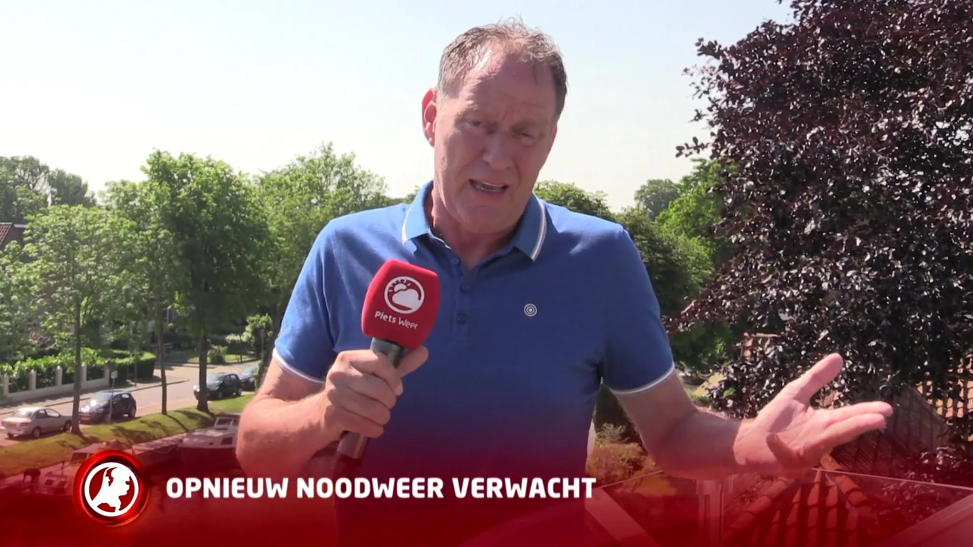 Piet Paulusma waarschuwt: 'Onweersbuien, hagel en windstoten'