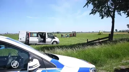 Paraglider stort neer in Schalkwijk en raakt zwaargewond