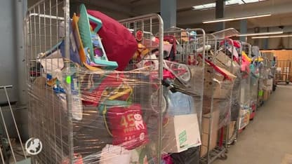 Speelgoed voor kinderen Shurgard-brand