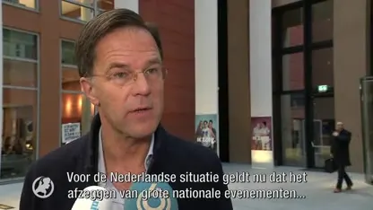 Premier Rutte: evenementen cancelen om coronavirus heeft geen zin