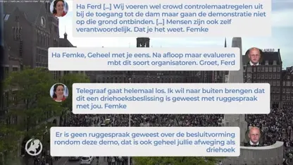 Grapperhaus en Halsema ruzieden over de demonstratie op de Dam