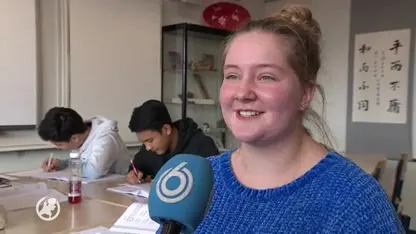 Eerste twee havisten slagen met vlag en wimpel voor eindexamen Chinees