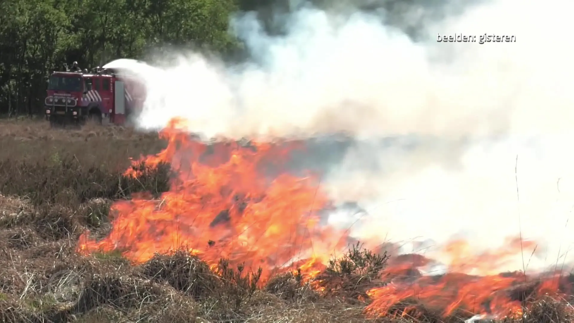 Brandweer waarschuwt voor droogte: wees voorzichtig met vuur