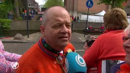 Oranjefan Oscar Meijer loopt koning mis in Amersfoort: 'Hij liep net de andere kant op'