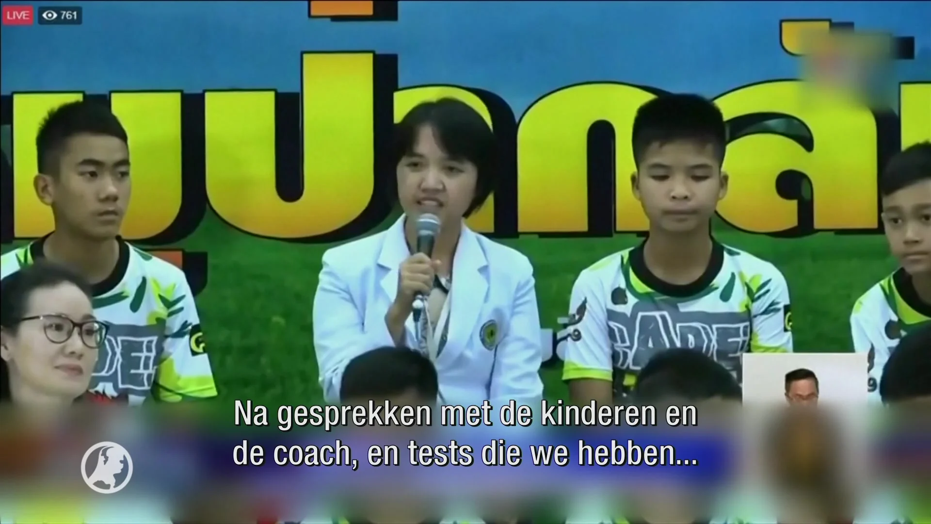 Het geredde jeugdvoetbalteam in Thailand wil graag naar huis