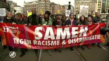 Duizenden mensen protesteren in Amsterdam tegen racisme