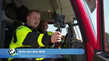 Rick en Richard zijn de eerste brandweervloggers van Nederland