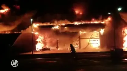 Brand in meubelwinkel Schagen