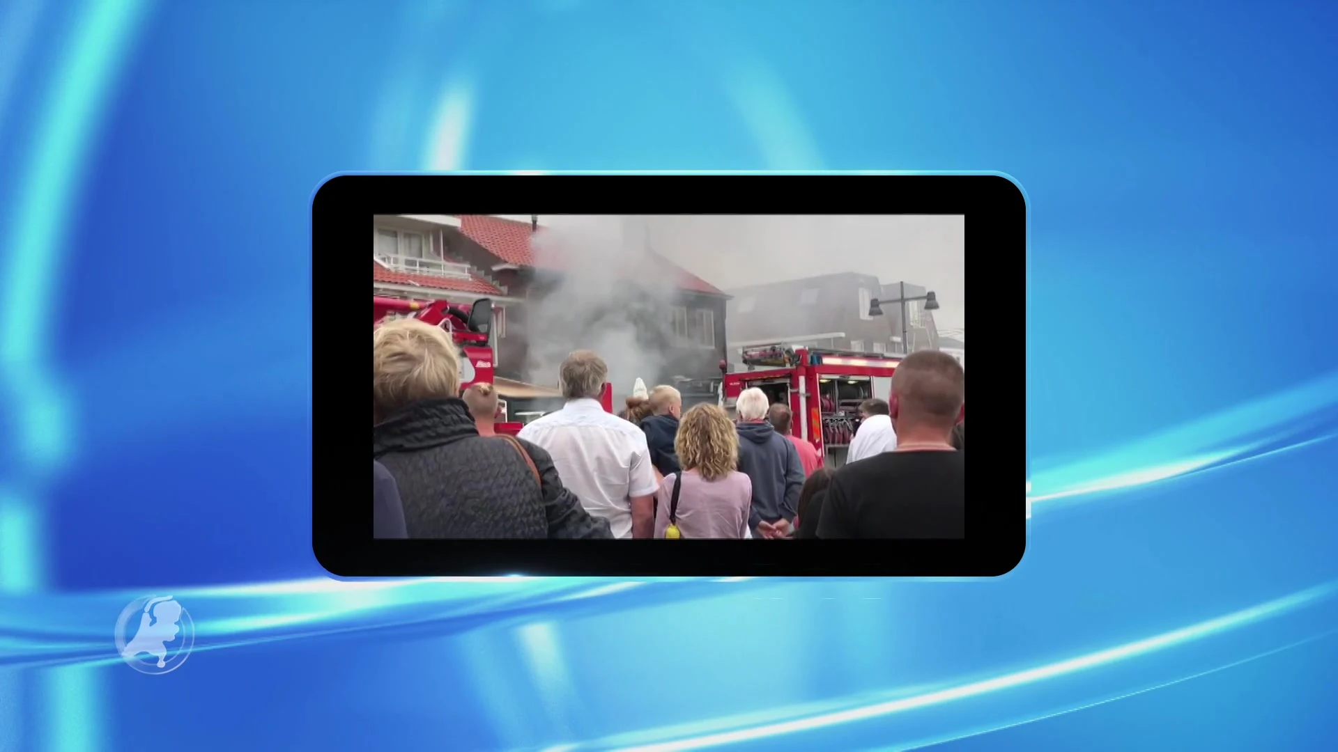 Grote brand bij restaurant in centrum Egmond aan Zee