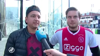 Ajax-supporters klaar voor halve finale in Londen