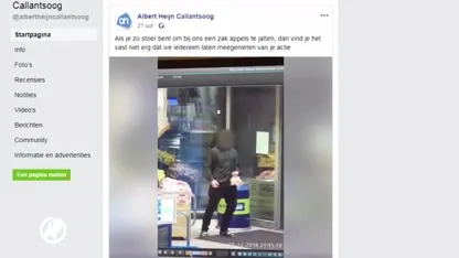 Supermarkt maakt beelden brutale appeljatter openbaar