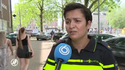 Alerte politieagente Amsterdam vangt boef vlak na interview
