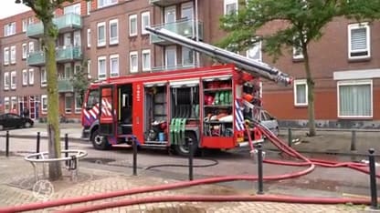 Twee gewonden bij ontploffing en brand in Rotterdam