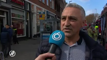 Man overleden na sprong uit brandende Rotterdamse flat