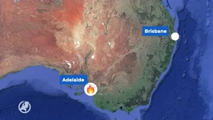 Sophie woont dicht bij Australische bosbranden