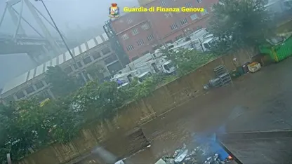 Nieuwe beelden van instorten Morandi-brug Genua
