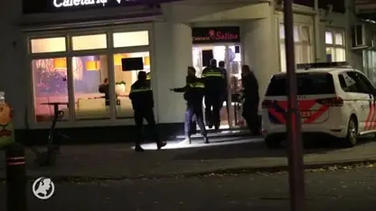 Personeel snackbar jaagt overvaller weg