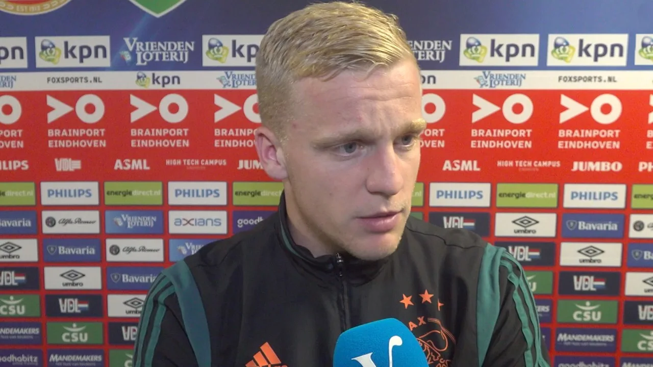 Van de Beek baalt van gelijkspel: 'We hebben het onnodig weggegeven'