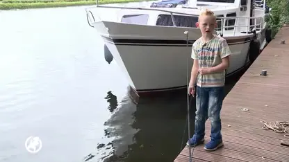 Jay-Lee (6) en Ryan (11) vissen ‘bling bling’ op