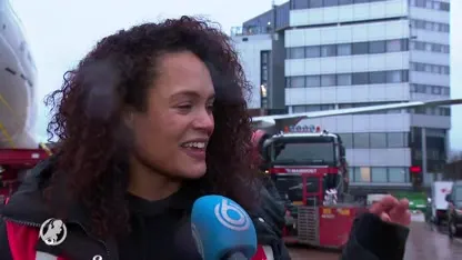 Boeing 747 eindelijk op zijn plek bij hotel in Badhoevedorp